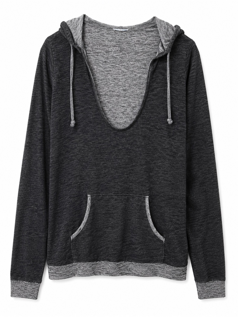 Maurices Charcoal Heather Hooded Pullover